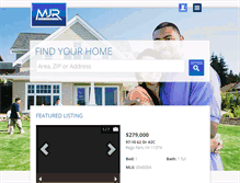 Tablet Screenshot of mjrrealestate.com